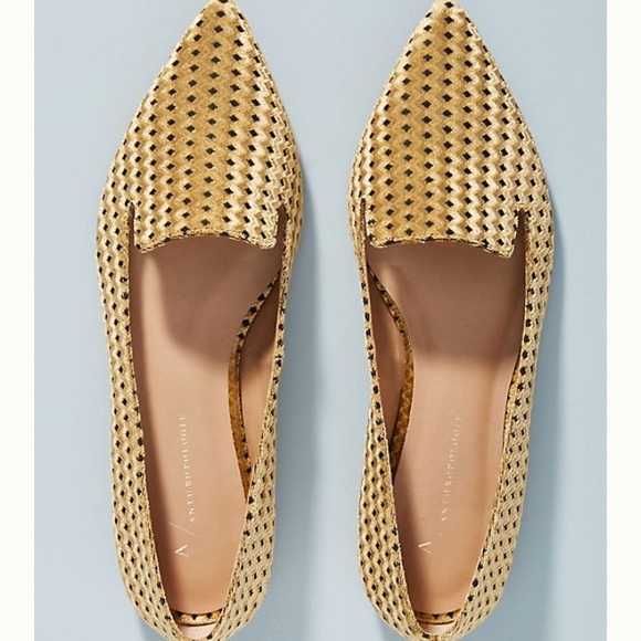 Anthropologie Shoes - Anthropologie Velvet Loafers size 6 Eu 37